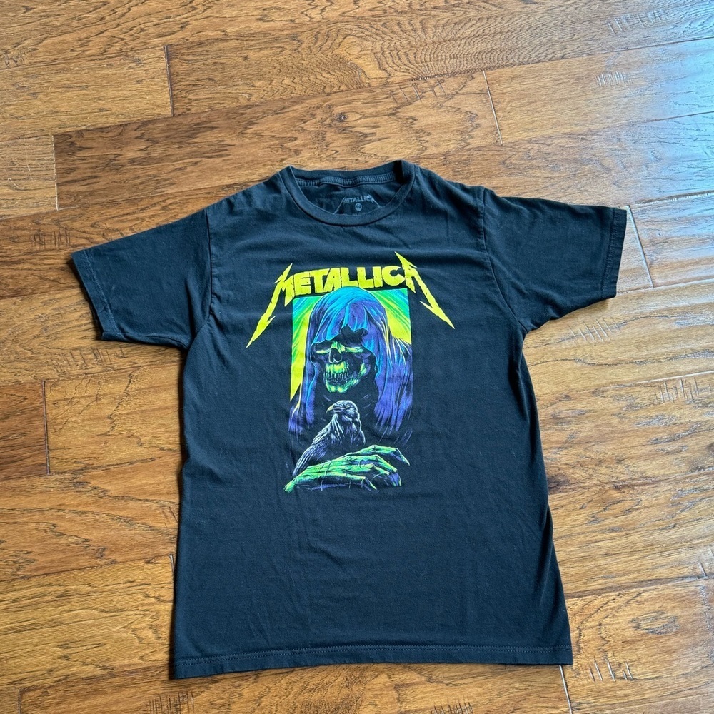 Metallica‎ Band T Shirt Reaper Print
